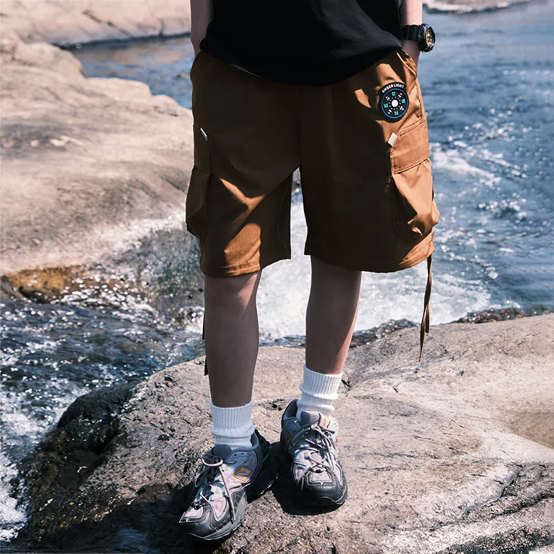 AMBER LIGHT AMBER LIGHT Mountain Outdoor Casual Shorts Unisex-9