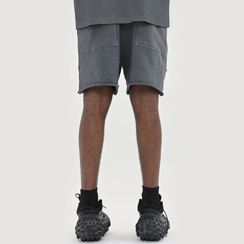SSSAINT LOUIS Casual Shorts Unisex Gray-4