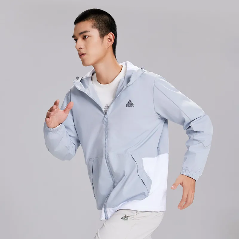 PEAK Trench Coats Men Silver Gray-2