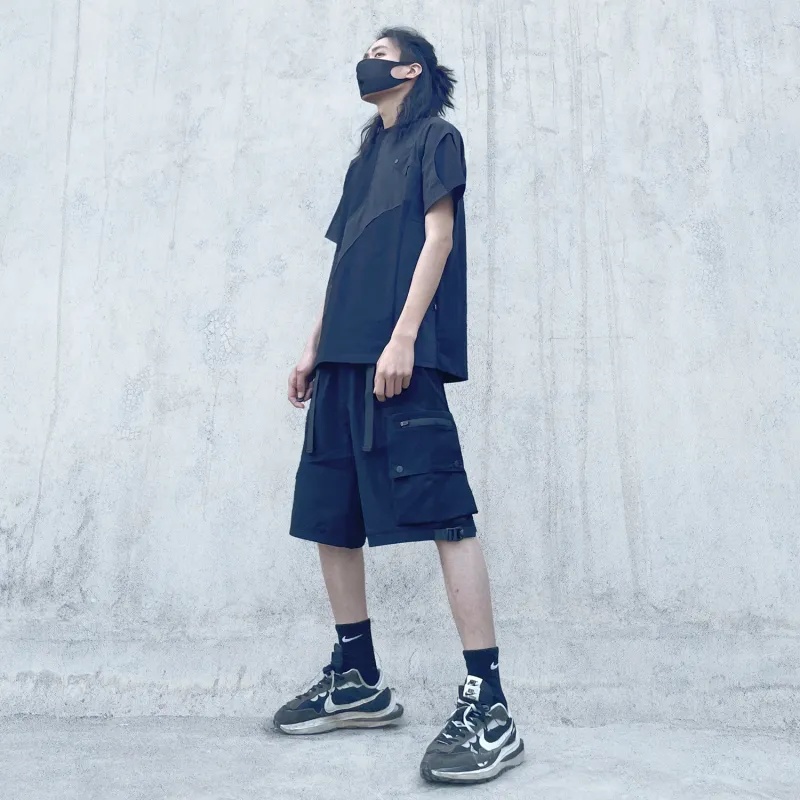VIP Cargo Shorts Men Black-5