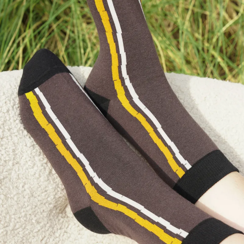 TOOCI Unisex Mid Calf Socks-3