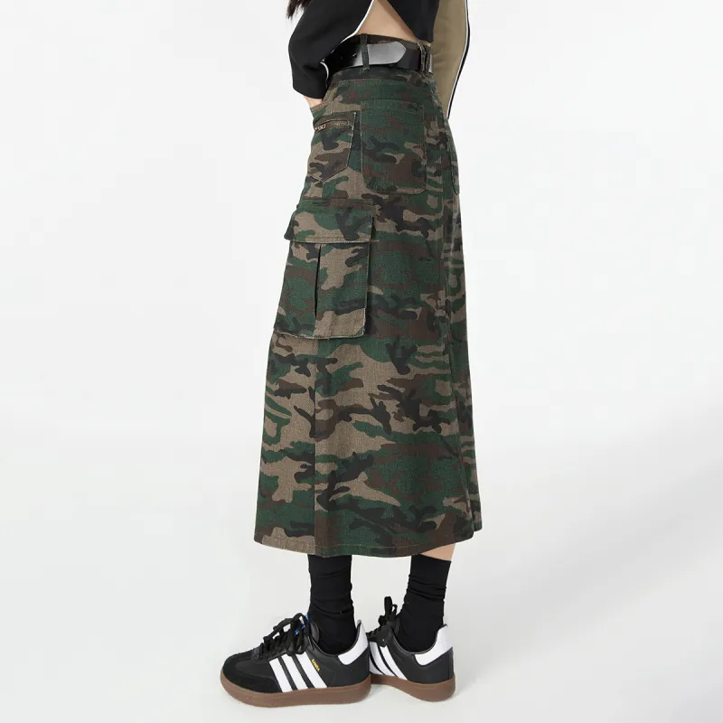 EPTISON WOMAN Denim Long Skirts Women's-7