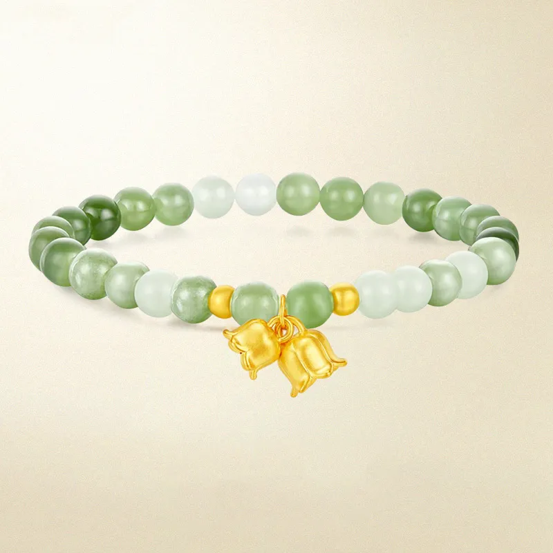 LOVING Hetian Jade Bracelets Women's-2