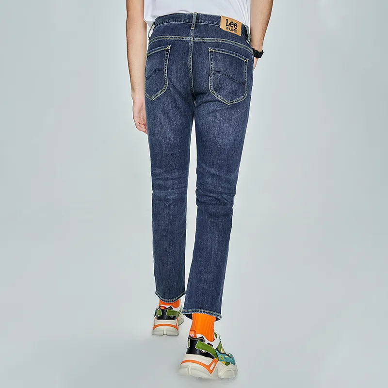 Lee Xline Jeans Men Medium Dark Blue-4