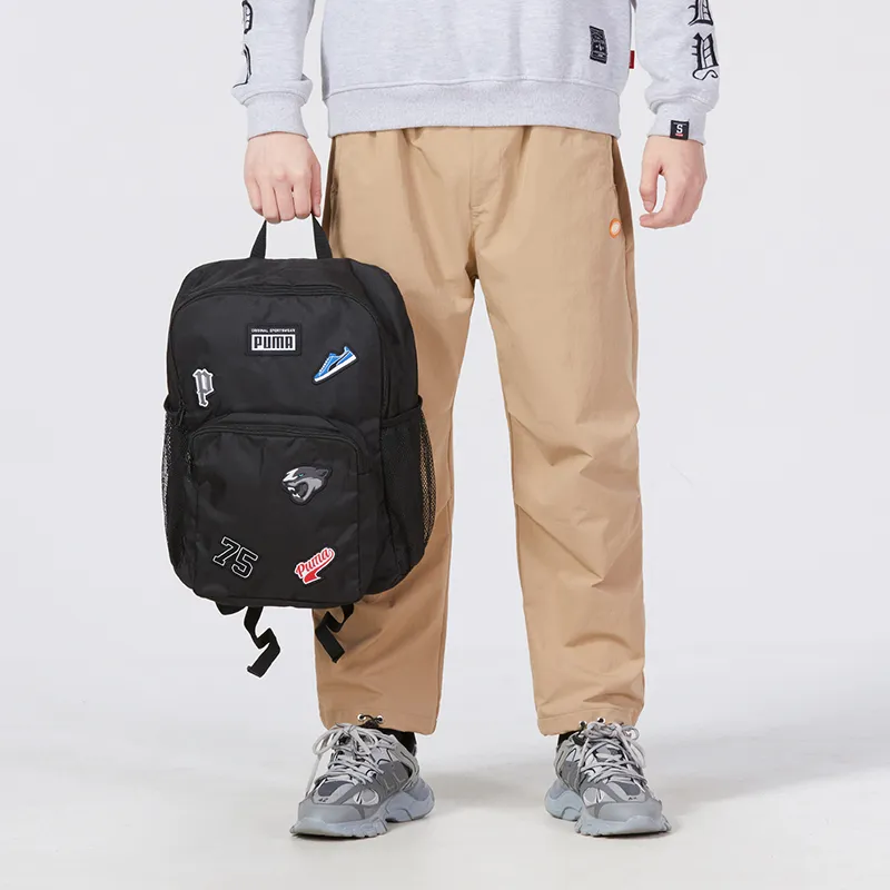 PUMA Fabric Backpack Regular Unisex Black-4