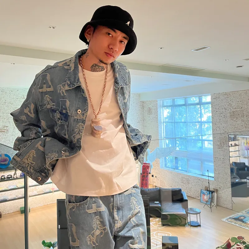 AFGK Denim Jackets Unisex-2
