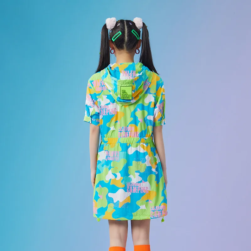LALABOBO A Line Skirt Dress Blue-2