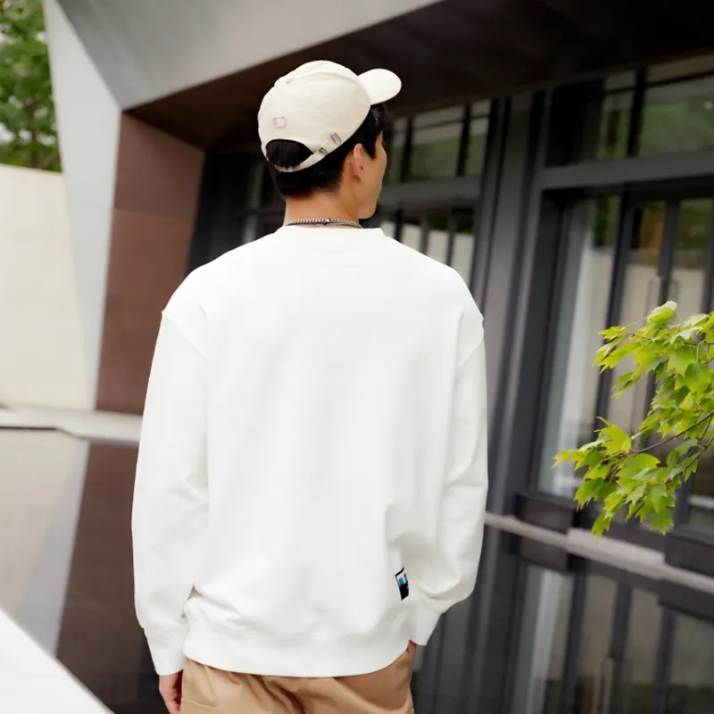 Thankque Sweatshirts Unisex White-3
