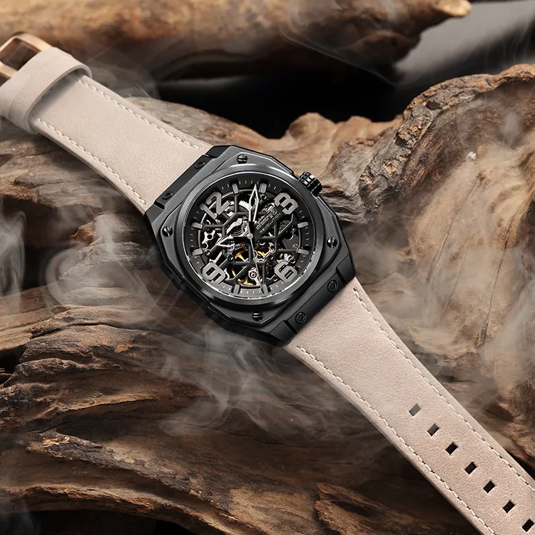 INFANTRY Pioneer Series Automatic Mechanical Movement Watch Men's Watches Black Dial-4