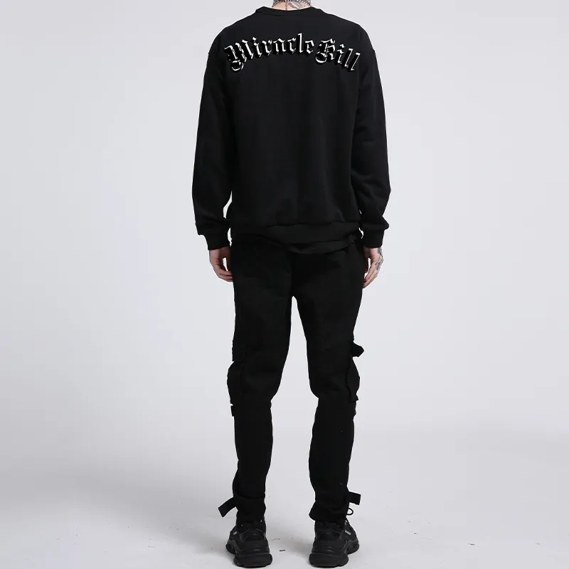 MIRACLE KILL Crew Neck Loose Fit Regular Sweatshirt Unisex-7