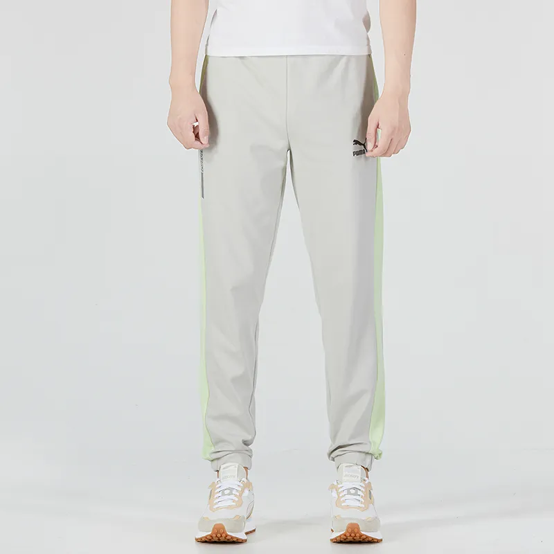 PUMA Knitted Sports Pants Unisex Light Gray-2