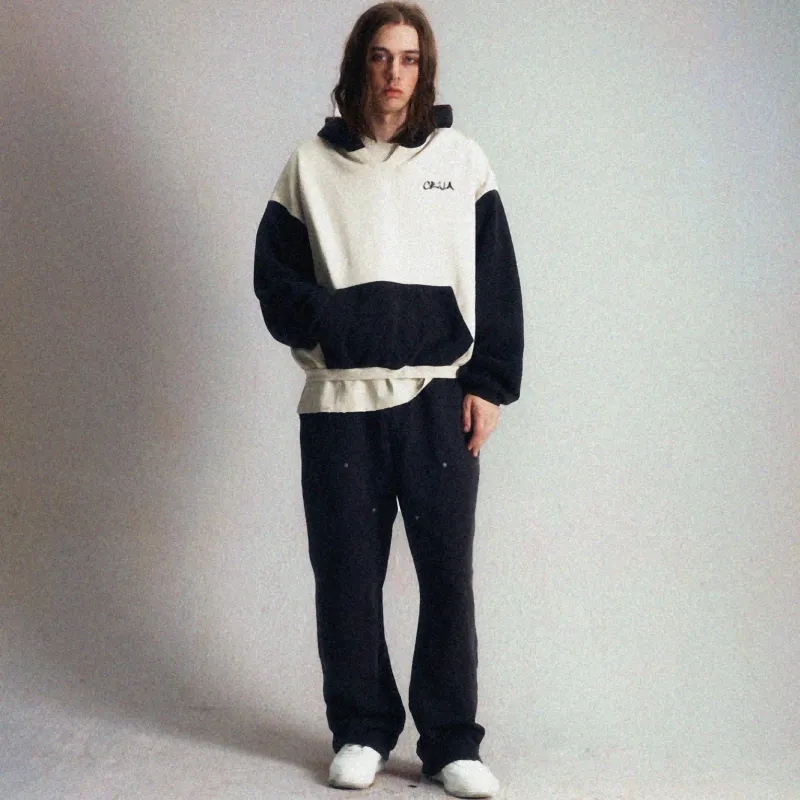 Createexploreexpandconquer Colourblock Hoodie-2