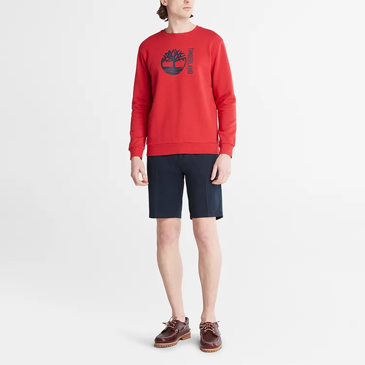 Timberland Sweatshirts Men Red Sage Grass-5