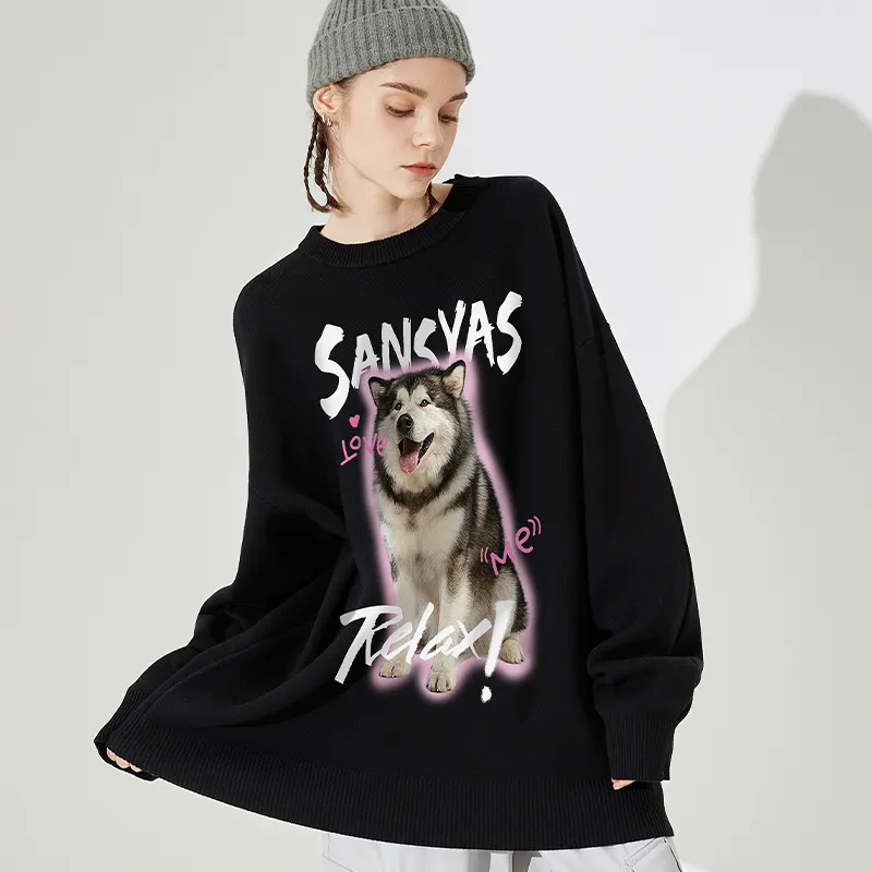 SANSYAS Sweaters Unisex-3