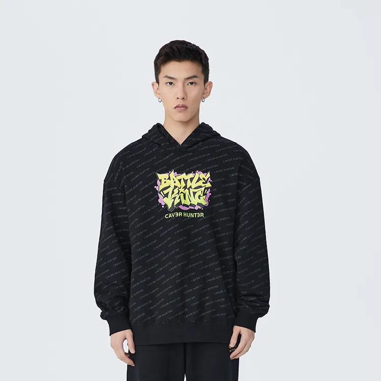 Caver&Hunter X BattleKing Sweatshirts Unisex Black-2