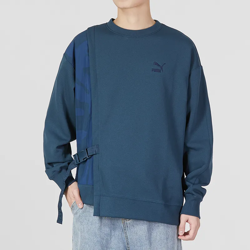PUMA CNY Sweatshirts Men Blue-2