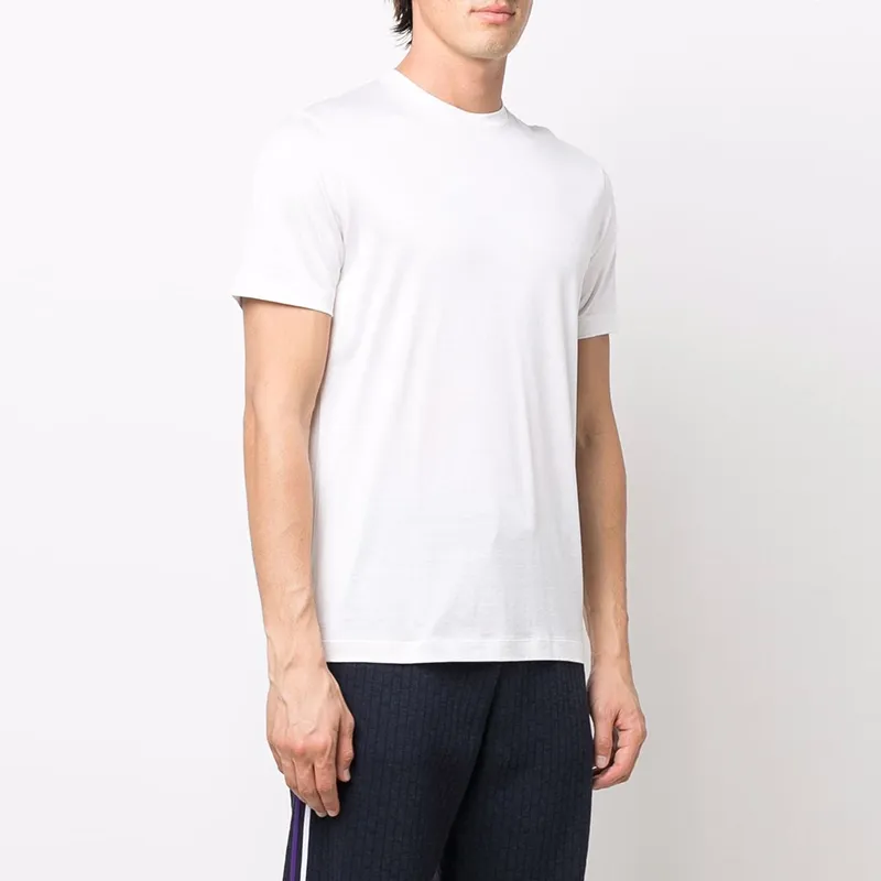 GIORGIO ARMANI T Shirts Men White-3