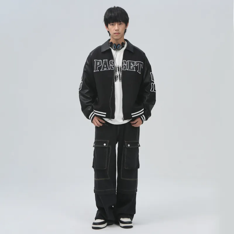 PASET Straight Jeans Unisex Smoke Gray-2