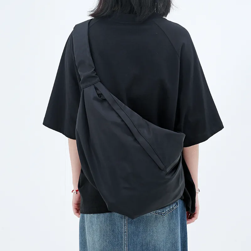 MYEDITION Messenger Bag, Shoulder Bag, Dumpling Bag, Crossbody Bag Nylon Multicolor Unisex-10