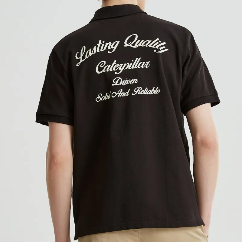 CAT Polo Shirts Unisex Black-3