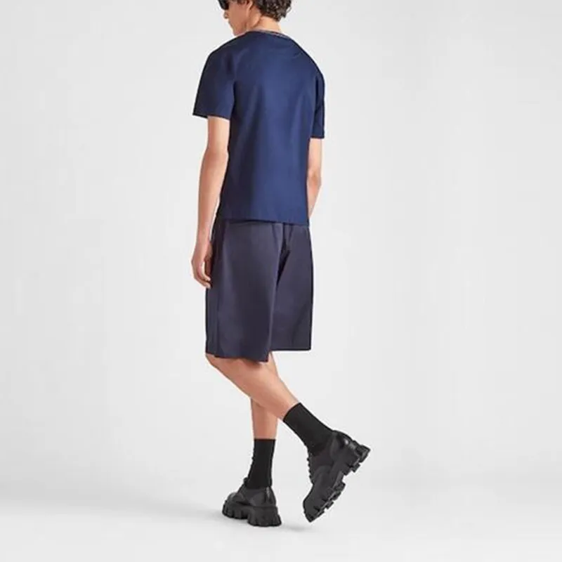 PRADA T Shirts Men Dark Blue-2
