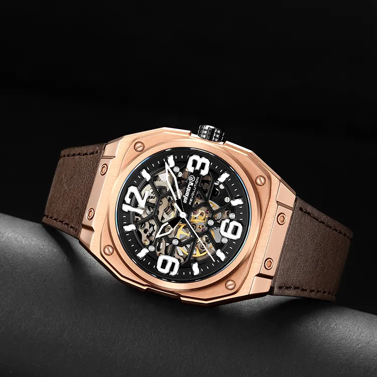 INFANTRY Pioneer Series Automatic Mechanical Movement Watch Men's Watches Black Dial XF0001-3