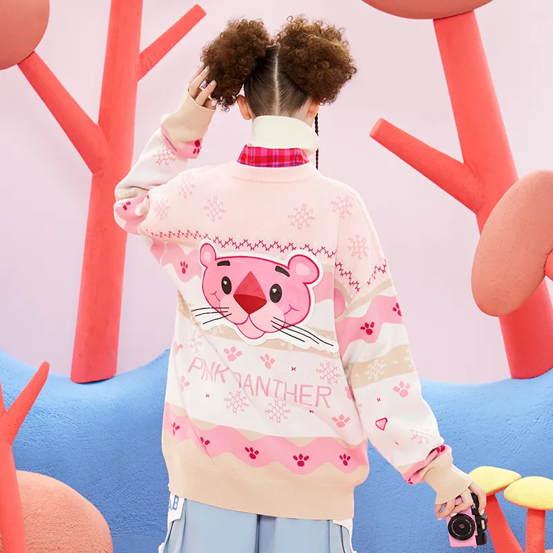 LIT LAB LIT LAB X PINK PANTHER Sweaters Unisex-5