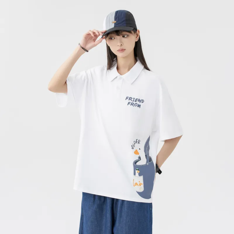 GOOSELIAR Polo Shirts Unisex-3