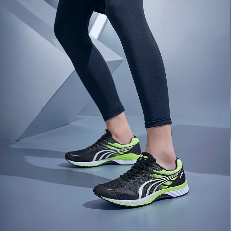 DO-WIN Warlord Ii Breathable Low-Top Running Shoes Unisex Green Black-5