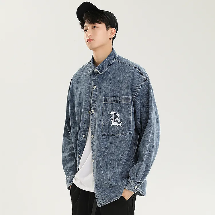 OLRIK Shirts Unisex Blue-4
