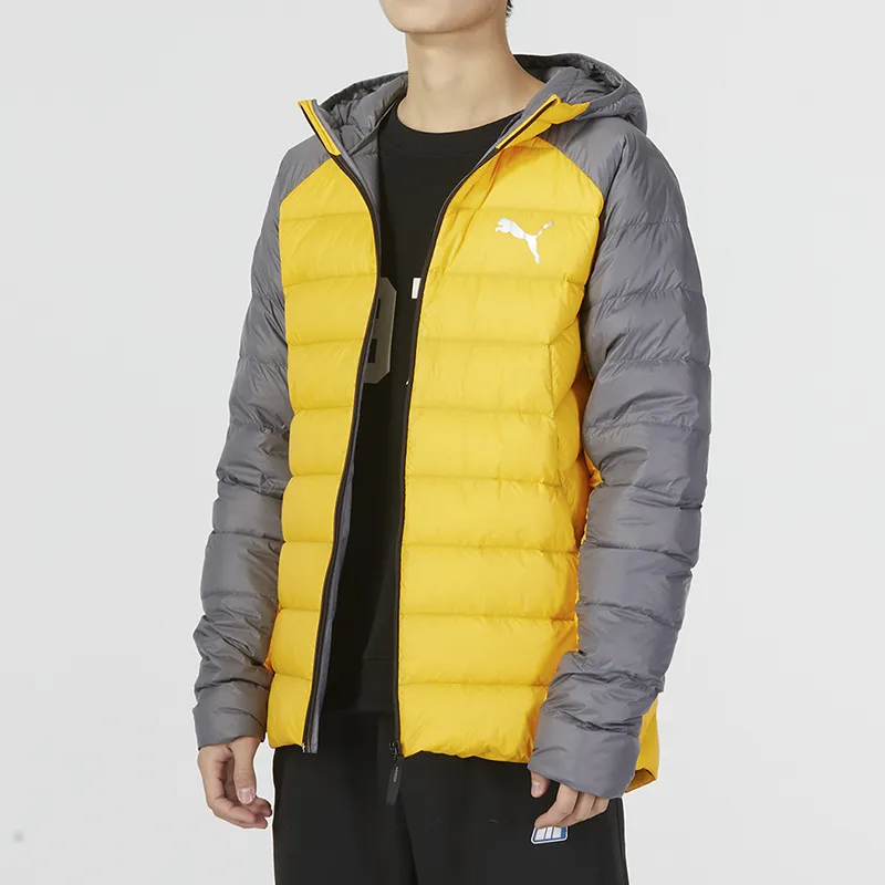 PUMA Down Jackets Men Yellow-4