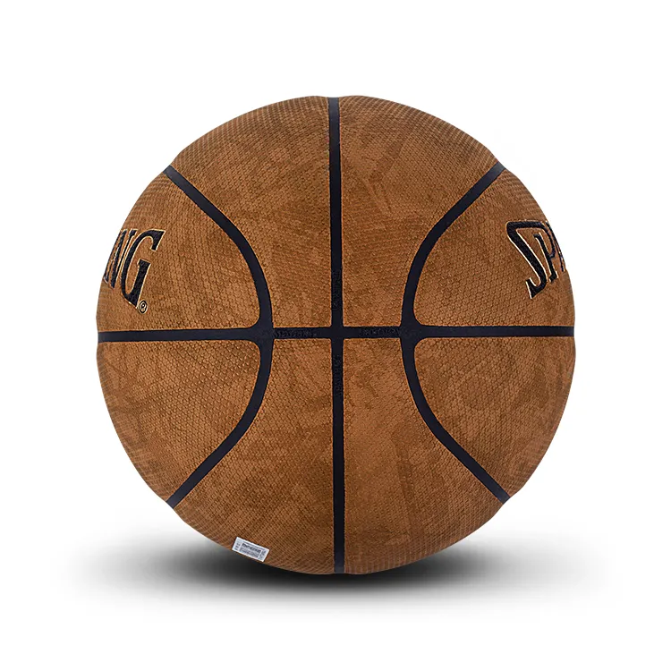SPALDING Pilot Collection 77 739Y Moisture Absorbing Leather PU Basketball PILOT 06 Brown Size 7 Training Unisex-8