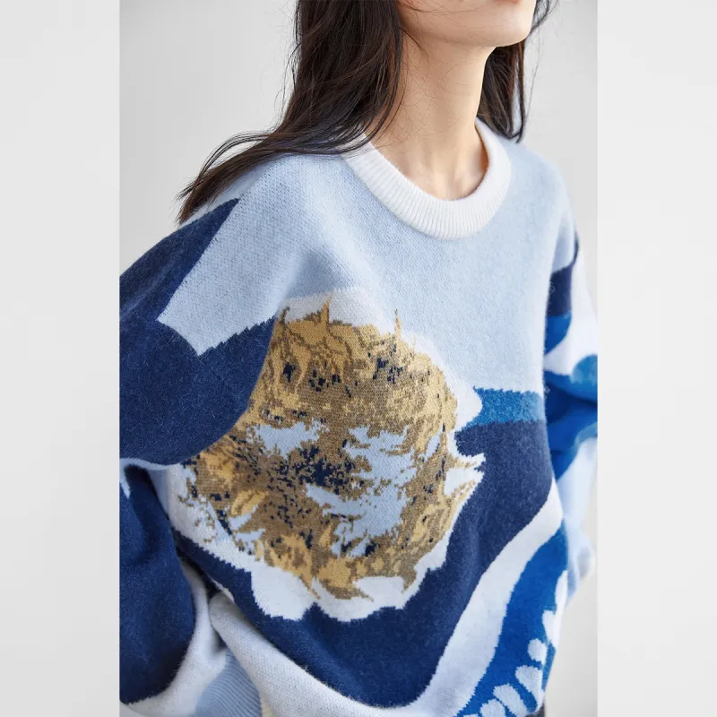 DIALOGUE Sweaters Women's Naples Blue-2
