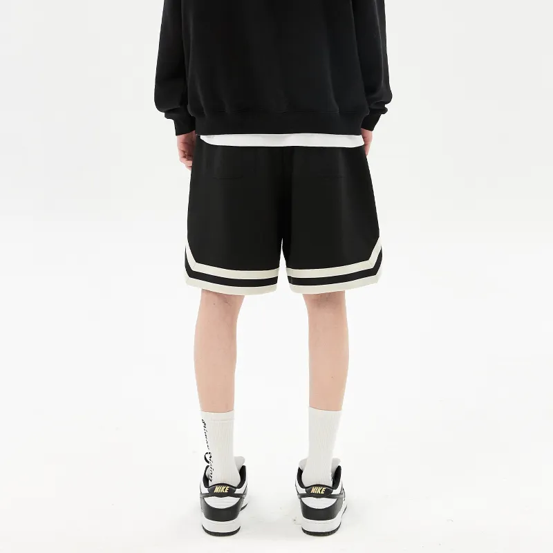 CLIMAX VISION Casual Shorts Unisex Black White-3