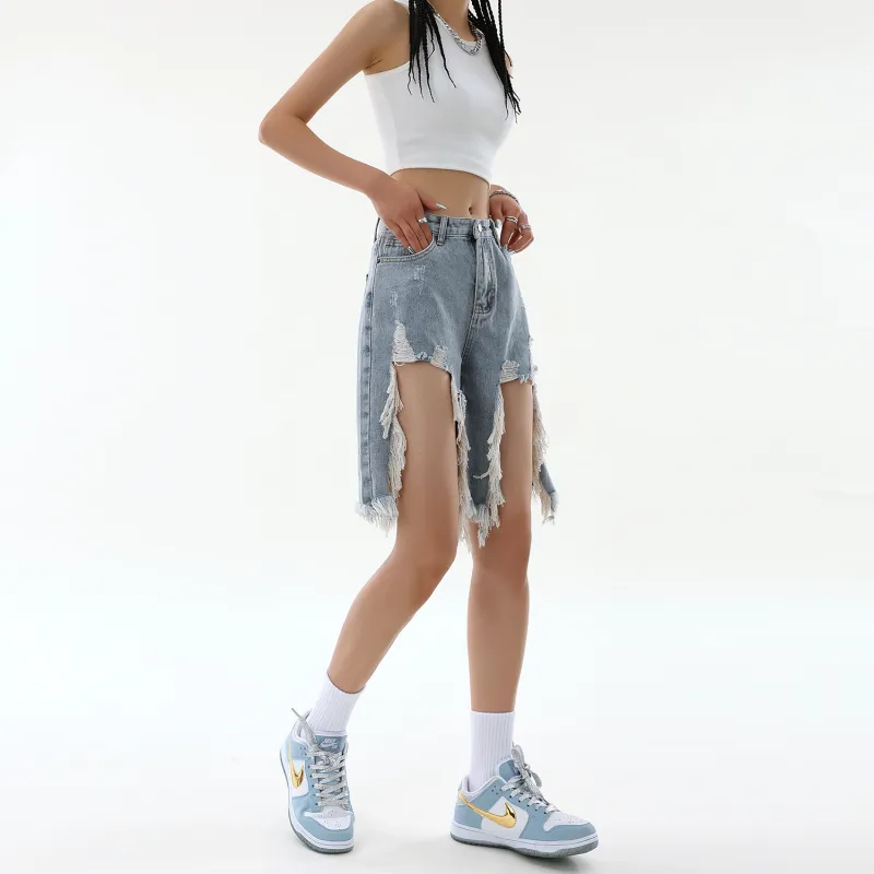 LBPC Denim Shorts Women's Blue-6