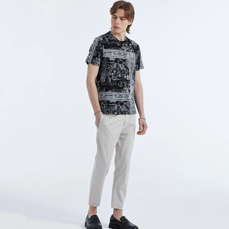 DAVID NAMAN Casual Pants Men Ecru-2