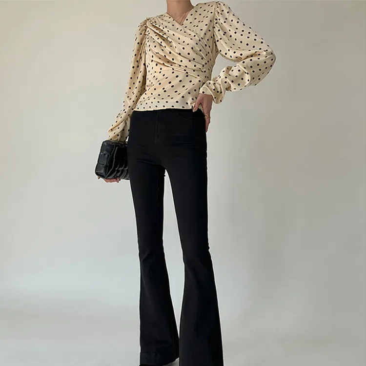 PAPERLLL Flared Pants Jeans Women's-9