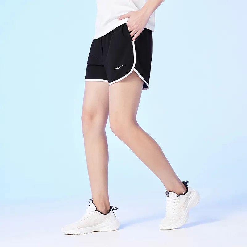 Erke Ice Sense Series Casual Shorts Women's Jet Black-5