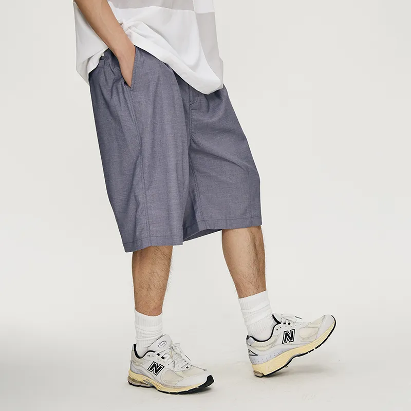 TBALLERBRAND SS21 Loose Fit Shorts Men's Light Gray-2