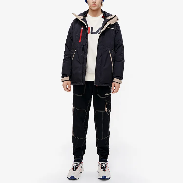 FILA FUSION FILA X FACETASM Down Jacket Men's Elegant Black-2