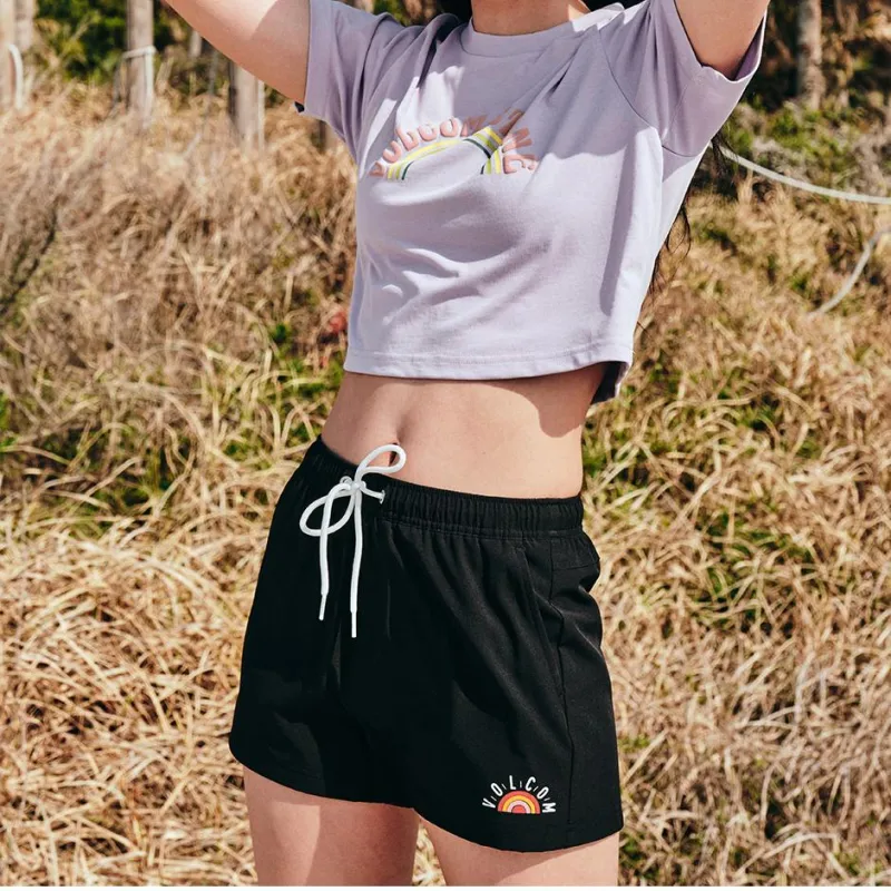 VOLCOM Casual Shorts Unisex Black-2