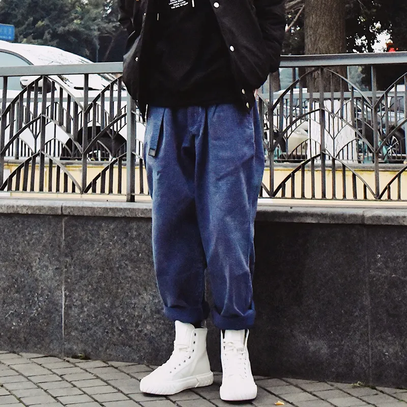 TEKABLU Tapered Pants Casual Pants Unisex Tower Blue-2