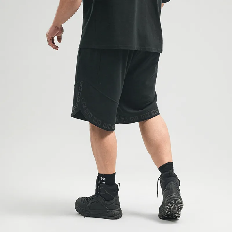 LUJIAMEN Casual Shorts Men Black-2