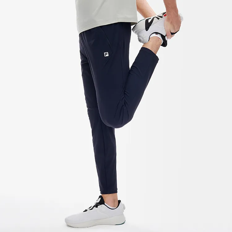 FILA Athletics Knitted Sweatpants Men Royal Blue-5