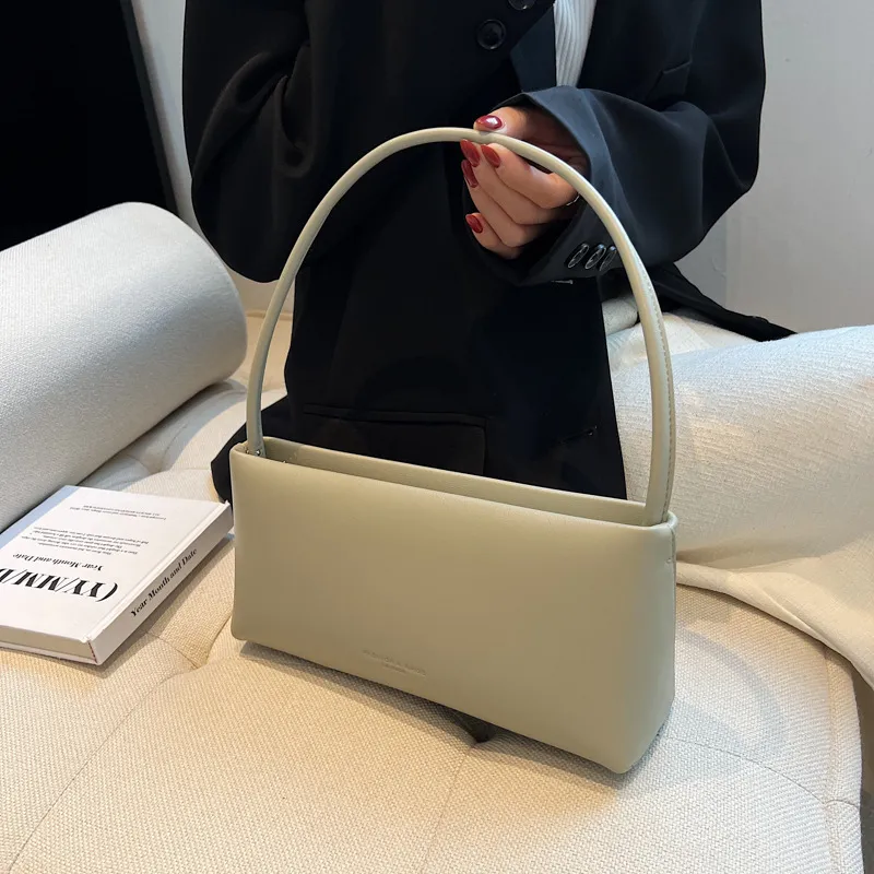JANE KLAIN PU Handbag, Shoulder Bag, Crossbody Bag Small Size Women's Green/Khaki/Ecru-3