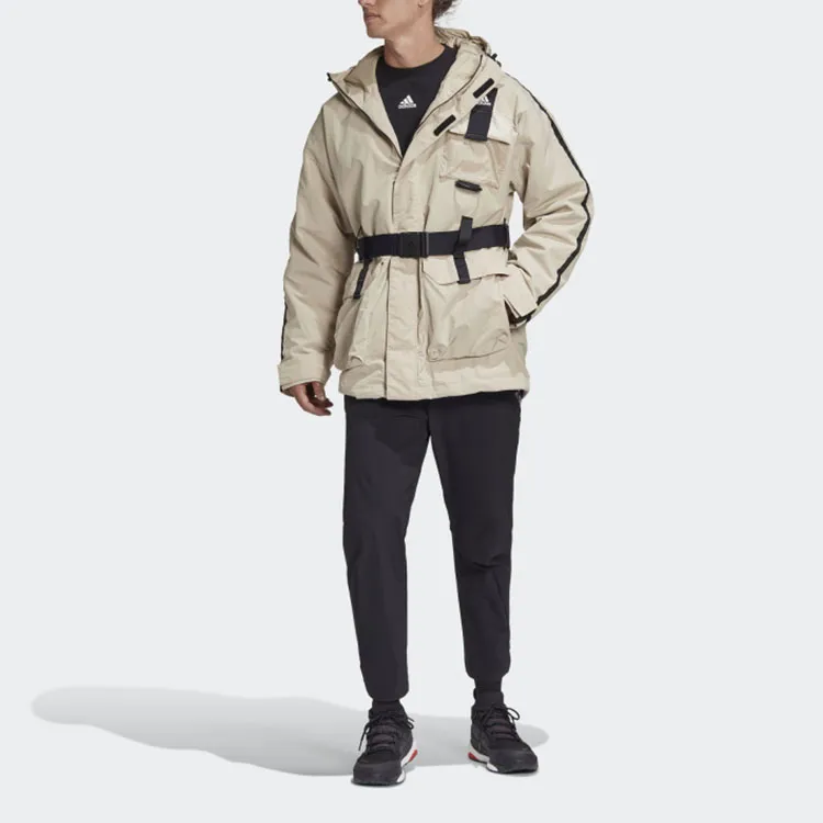 Adidas Puffer Jacket Men's Grassland Brown-6
