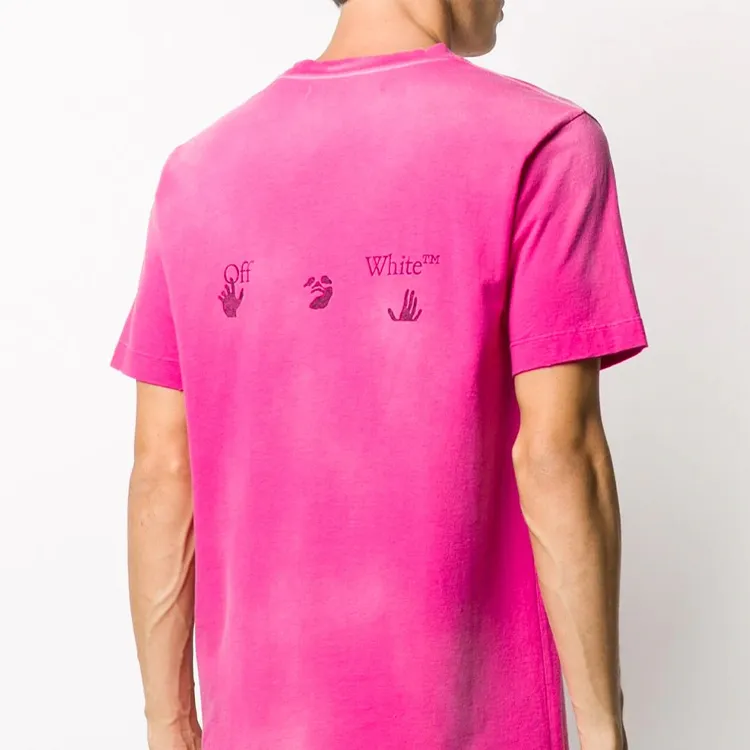 OFF-WHITE FW20 T-Shirts Men Pink-2