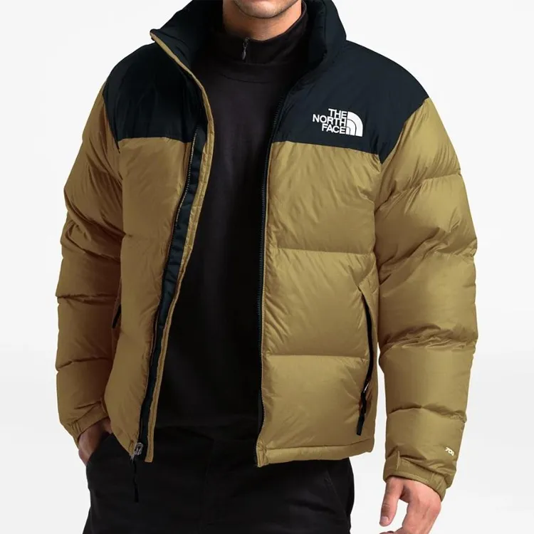 THE NORTH FACE 1996 Collection Retro Nuptse Jacket British Khaki Down Jacket Winter Unisex Khaki-2