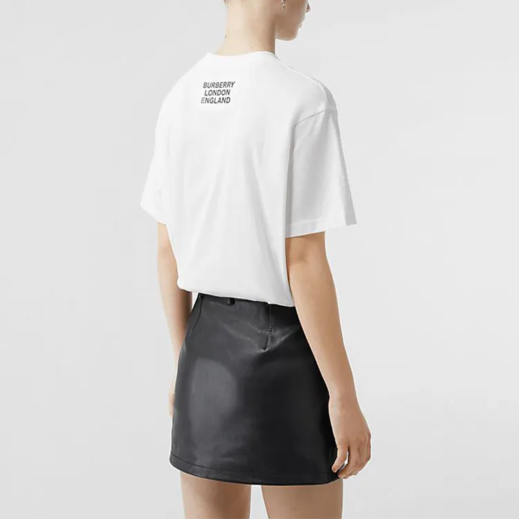 Burberry Women'ss Montage Print T shirt White-3