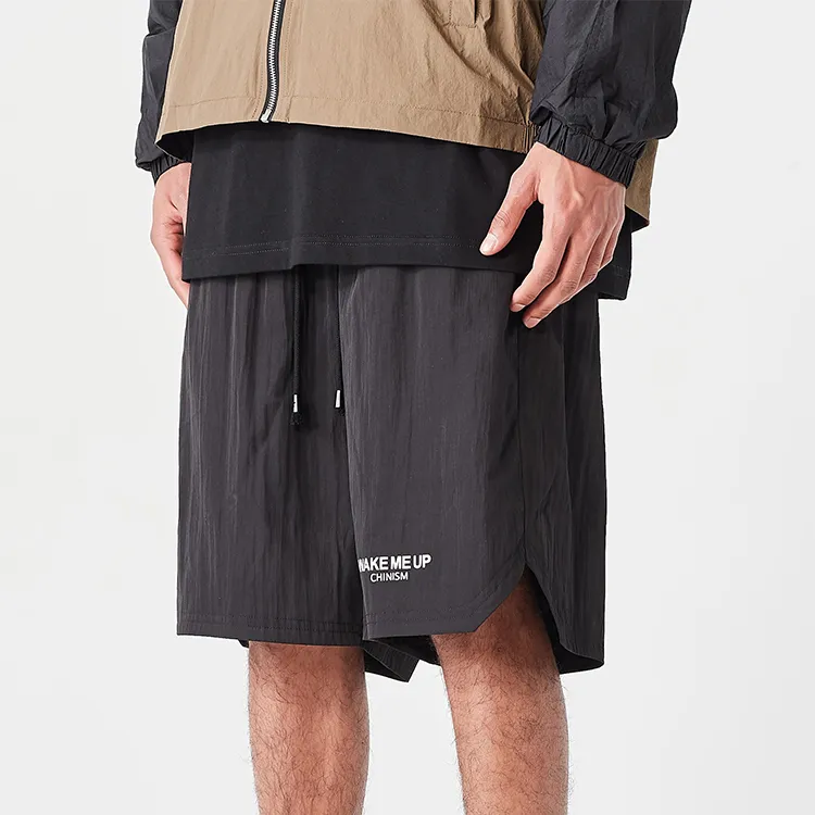 CHINISM Casual Shorts Unisex Black-3